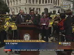 Dems Protest Republican FY2012 Budget