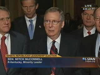Senate Republicans Elect 112th Leadership